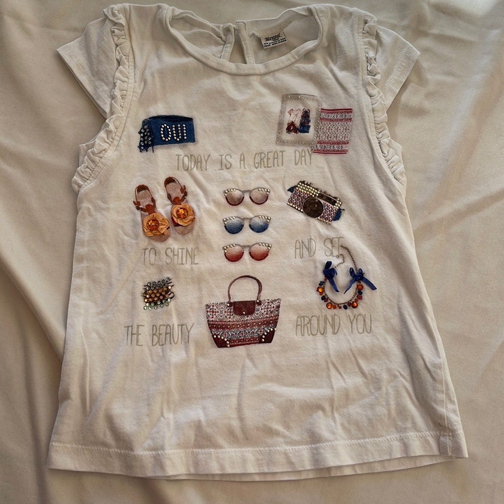 Mayoral girls sz 6 t-shirt